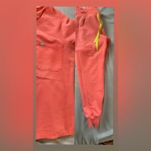 Catarina One-Pocket Scrub Top and jogger pants